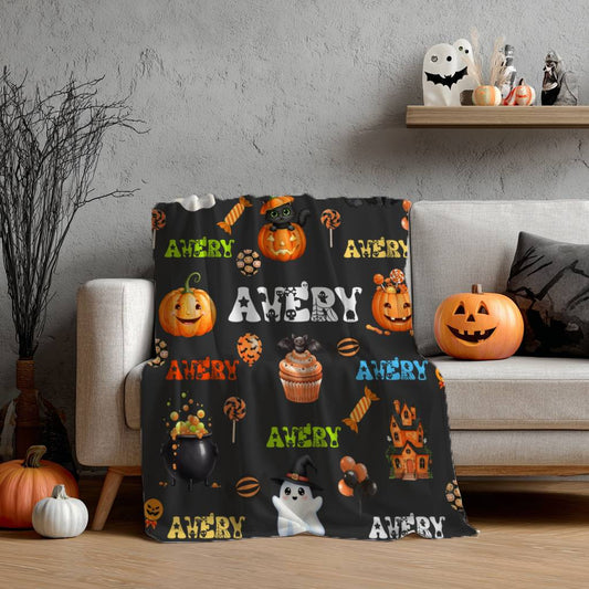 Spooky Cute Halloween Blanket