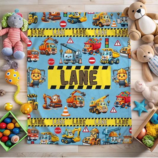 Emmie touching blanket-1