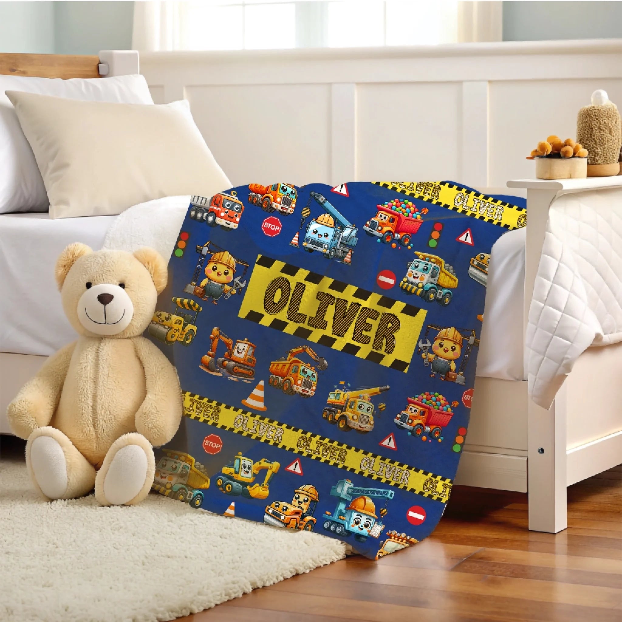 Unicorn blanket_Emmie reading book