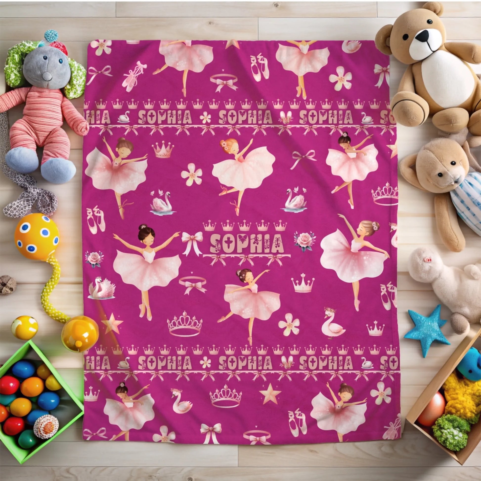 Ballerina Blanket - Pink