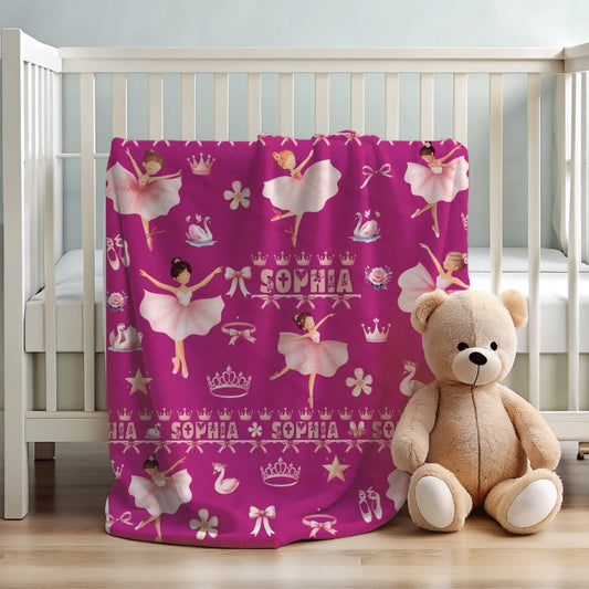 Ballerina Blanket - Pink 5