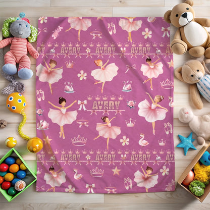 Ballerina Blanket - Light Pink-Avery