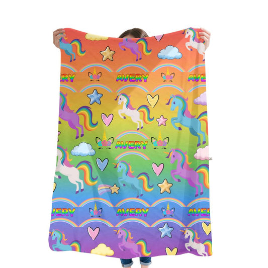 Rainbow Unicorn Blanket