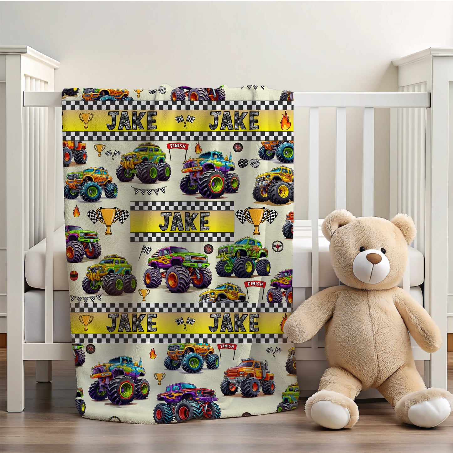 Monster Truck Blanket