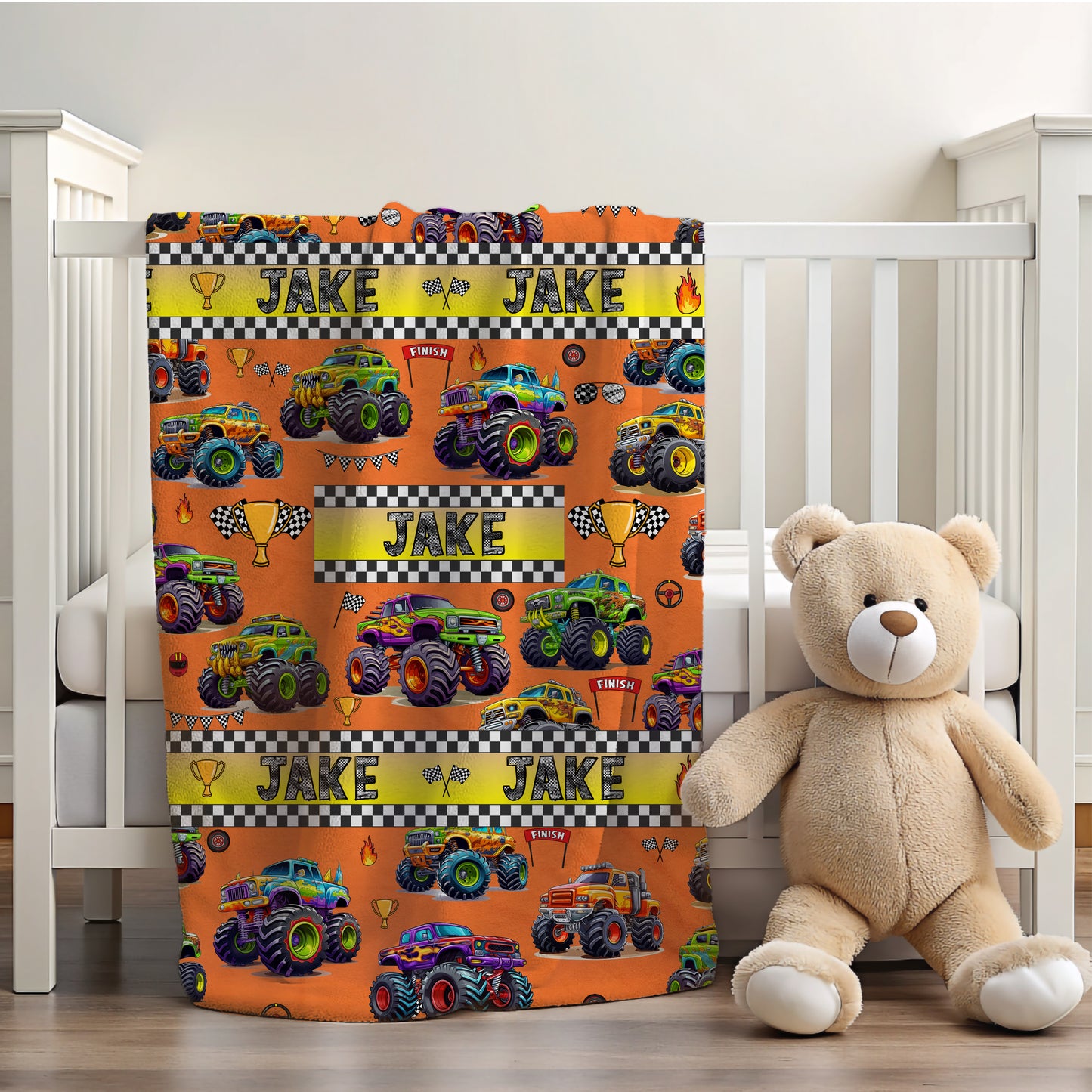 Monster Truck Blanket