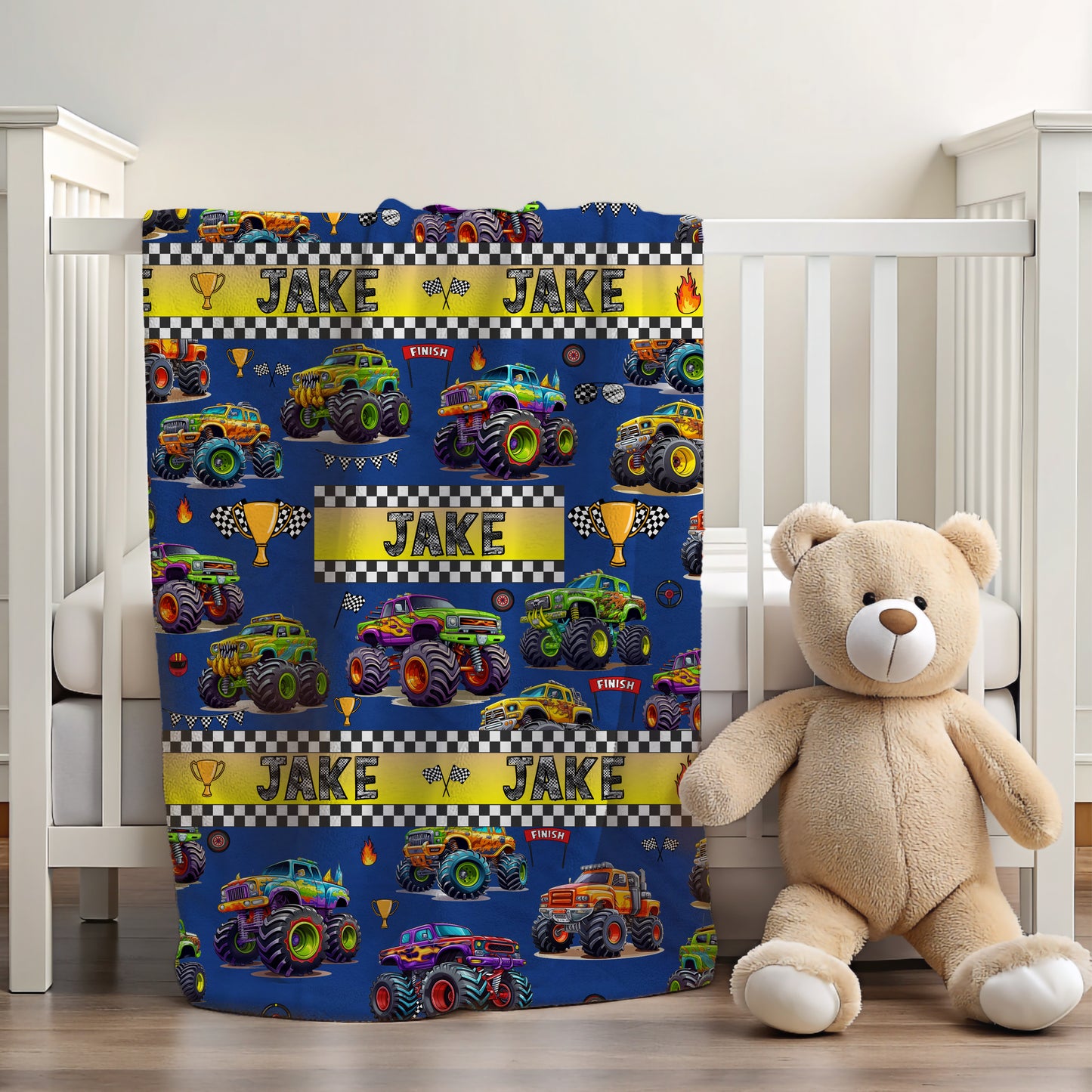 Monster Truck Blanket
