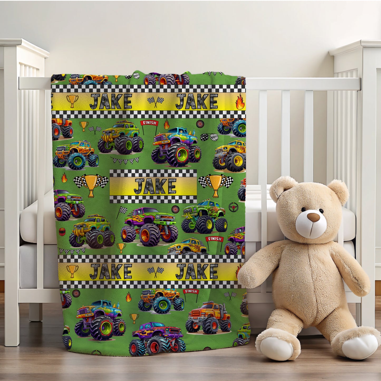 Monster Truck Blanket