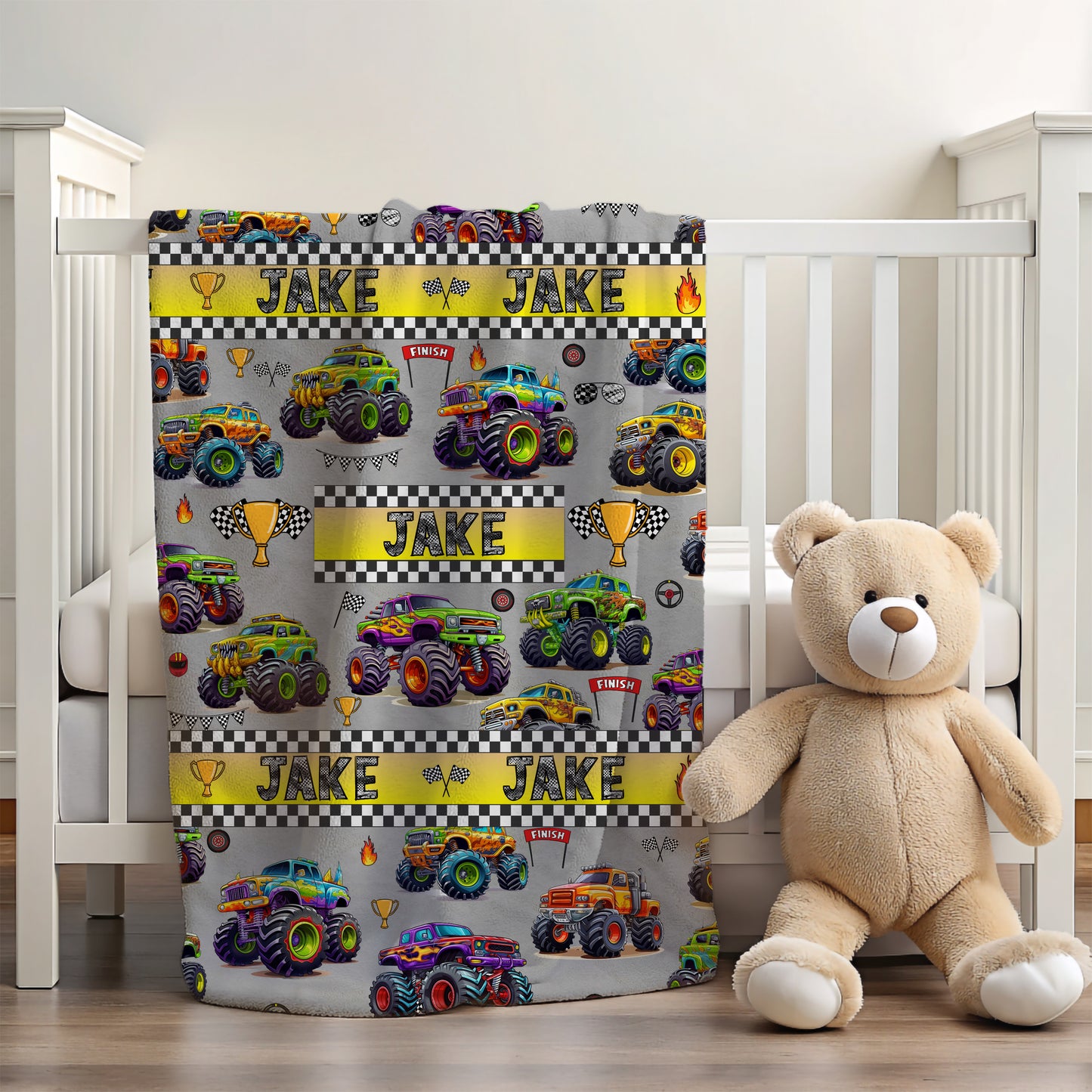 Monster Truck Blanket