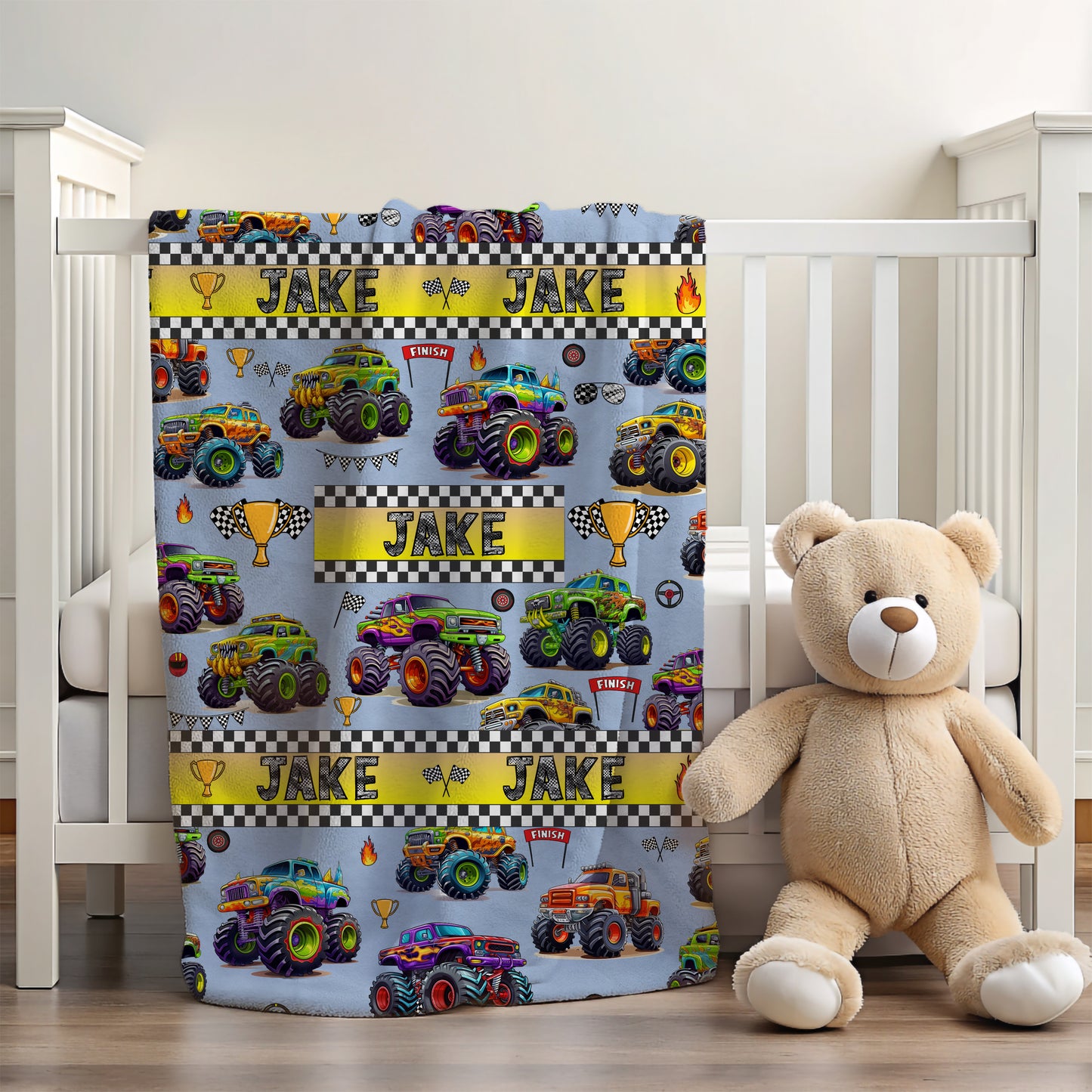 Monster Truck Blanket