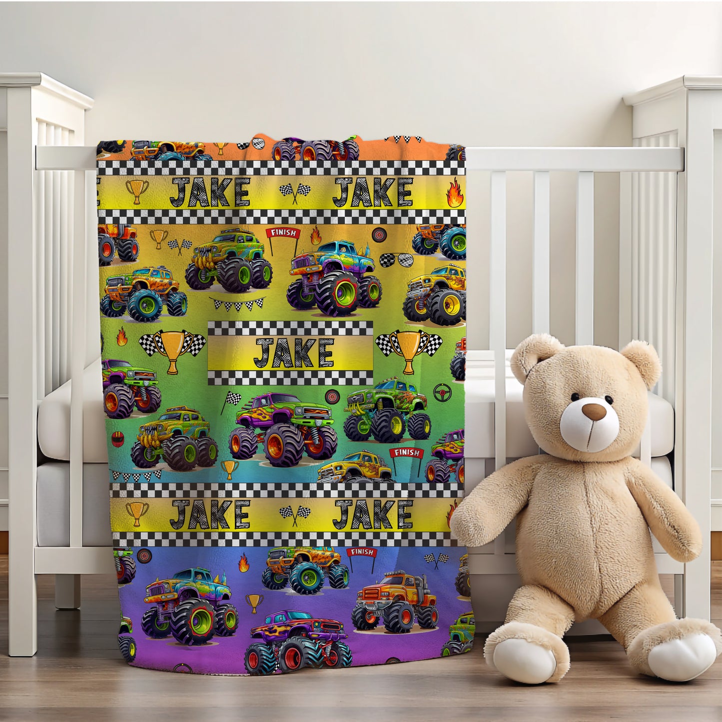 Monster Truck Blanket