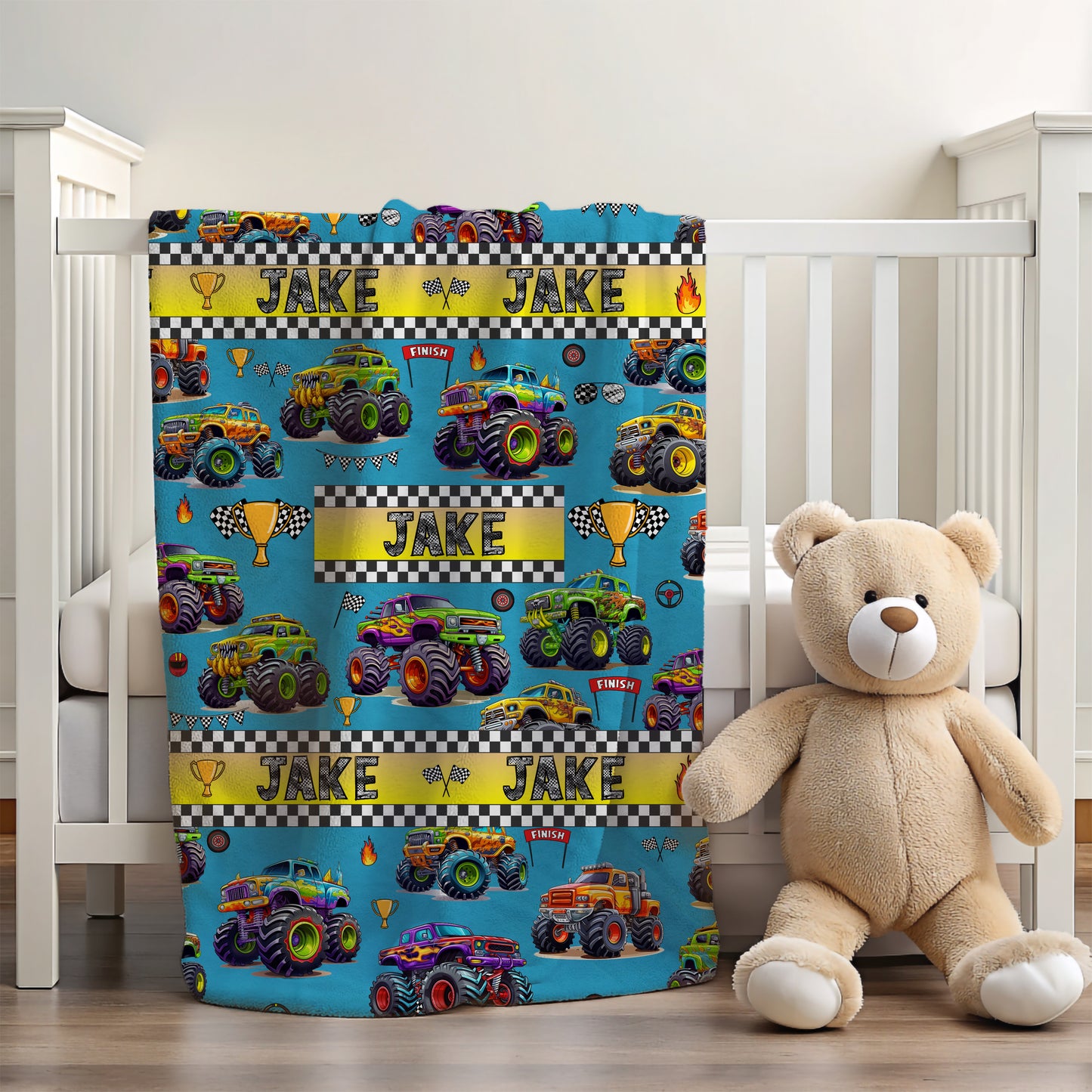 Monster Truck Blanket