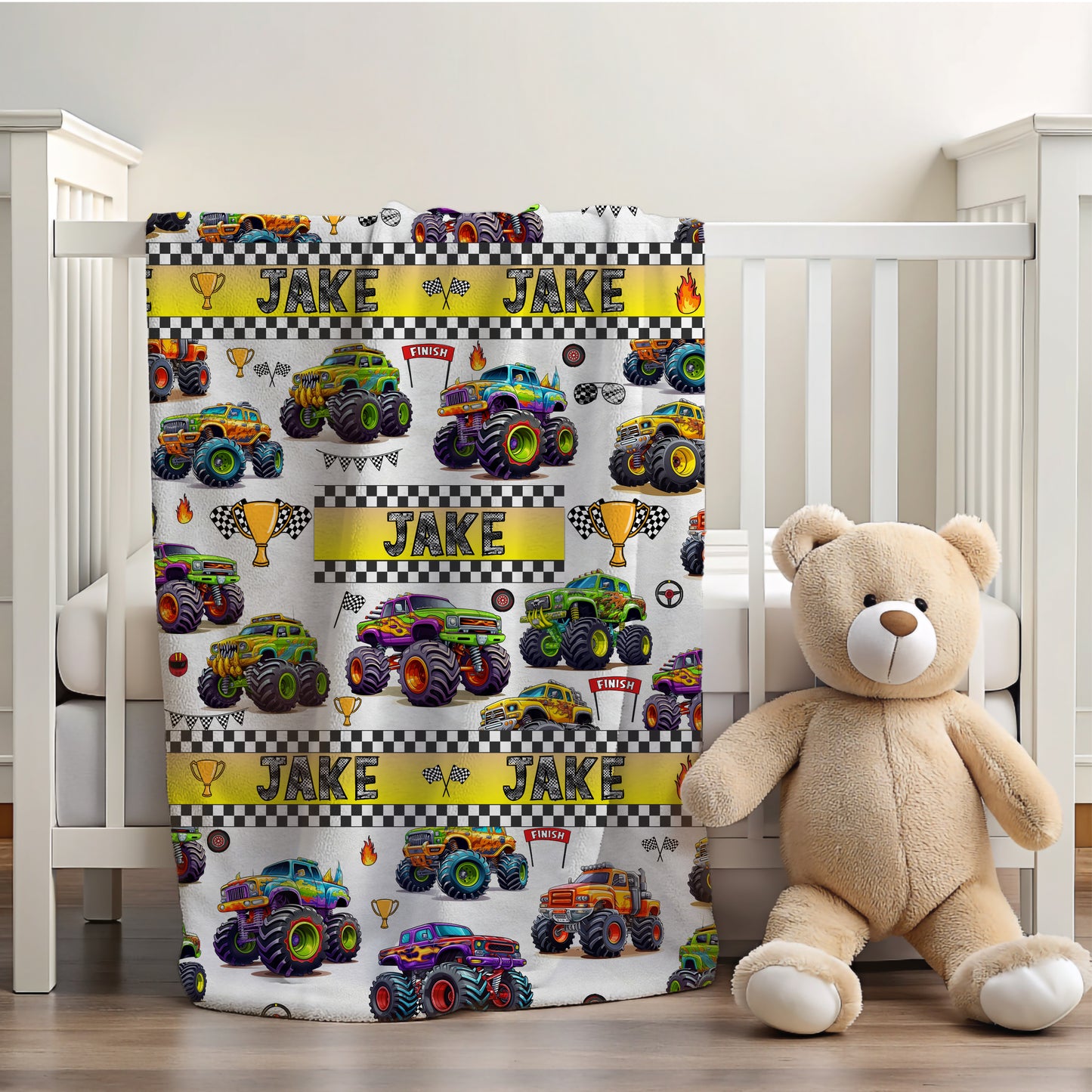 Monster Truck Blanket