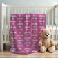 Name Blanket with Hearts