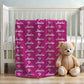 Name Blanket with Hearts