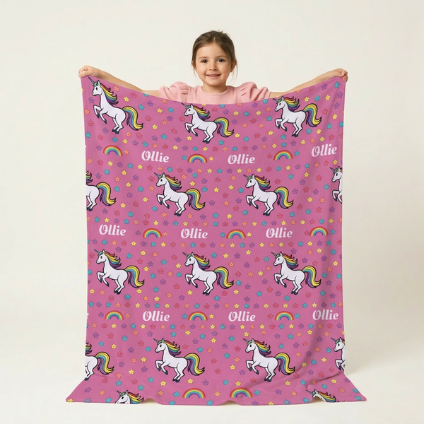 Galaxy Unicorn Blanket