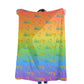 Rainbow Name Blanket