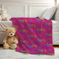 Rainbow Name Blanket