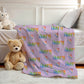 Rainbow Name Blanket