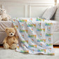Rainbow Name Blanket
