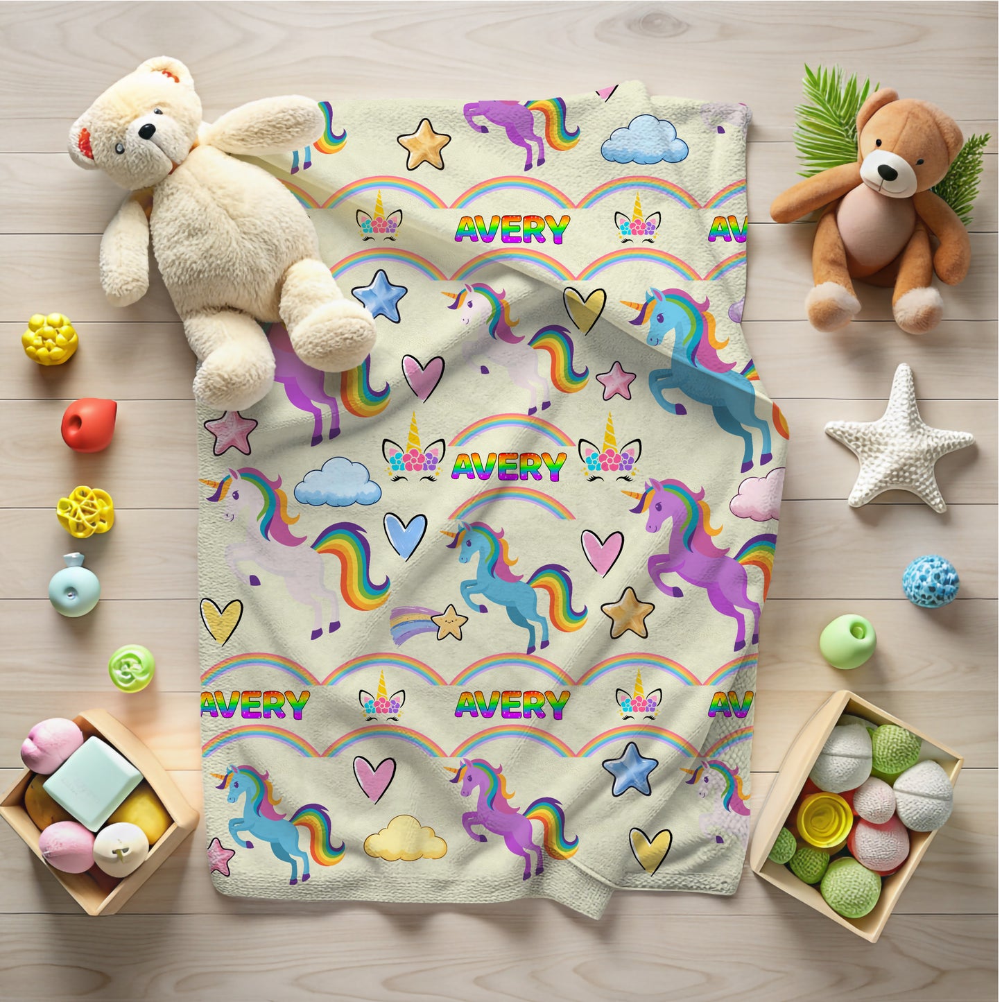 Rainbow Unicorn Blanket