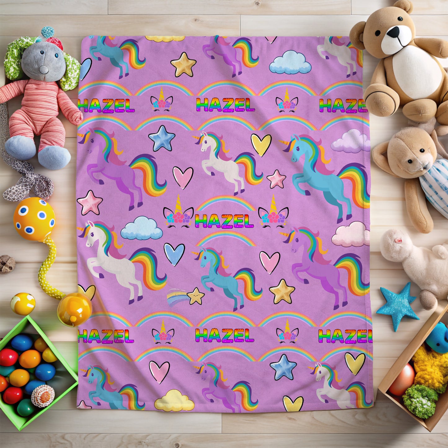 Rainbow Unicorn Blanket
