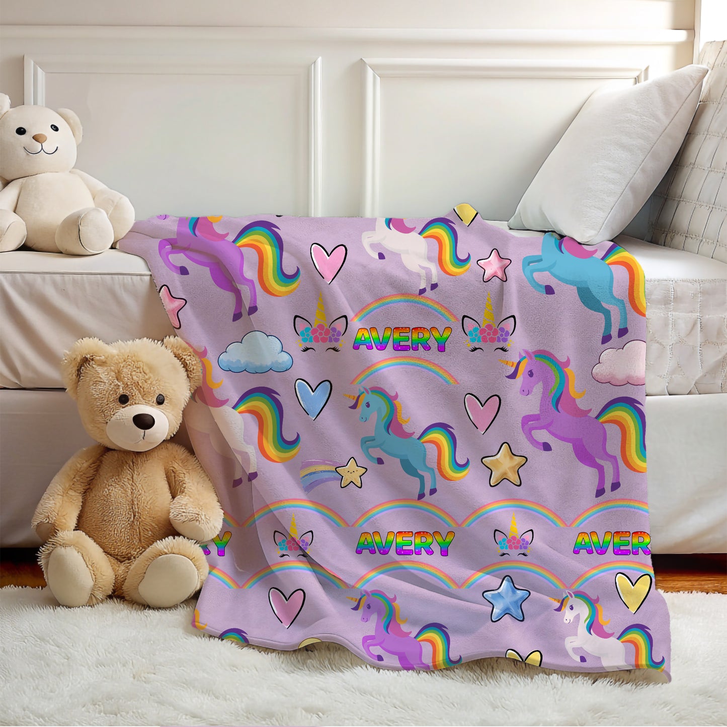 Rainbow Unicorn Blanket